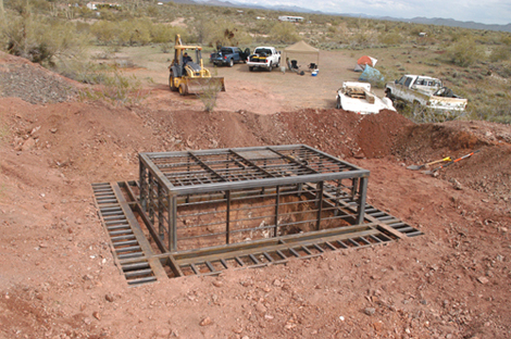 Installed Cupola Bat Gate