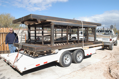 Bat Gate on Trailer