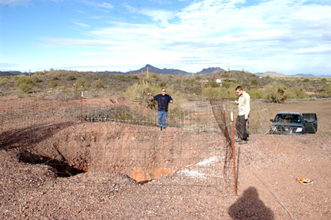 Fenced Vertical Shaft